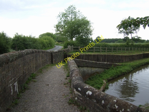 Photo 6"x4" Turnover bridge on the Shropshire Union Canal Church Eaton c2007