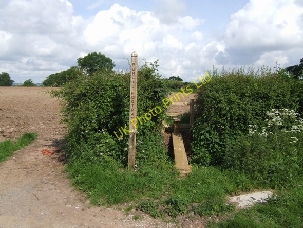 Photo 6"x4" Footpath to Blymhill Blymhill Lawns c2007