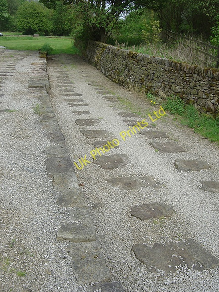 Photo 6"x4" Stone sleepers at Bugsworth basin Buxworth c2006