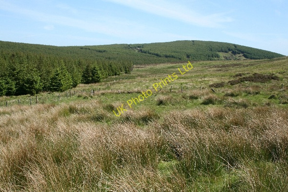 Photo 6"x4" SE View from Gleneadardacrock. Cnoc Moy c2007
