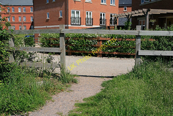 Photo 6"x4" Boundary fence of Knowle development in Charity View Knowle\/SU5609 c2007