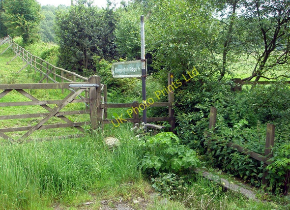 Photo 6"x4" Footpath to Congleton Edge Congleton Edge c2007