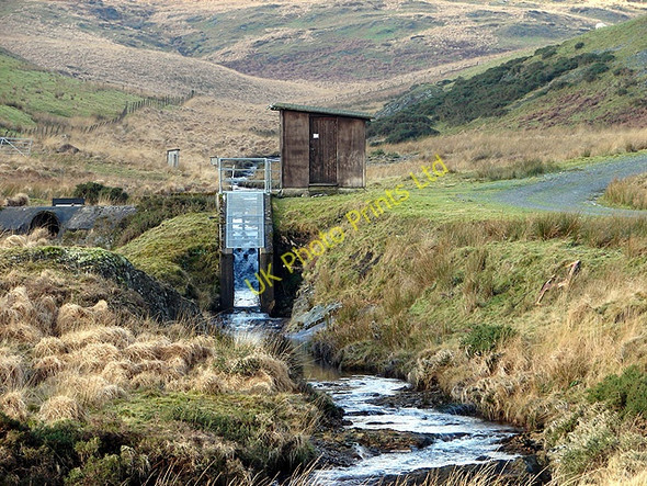Photo 6"x4" Rain Gauge Pont Rhydgaled c2006