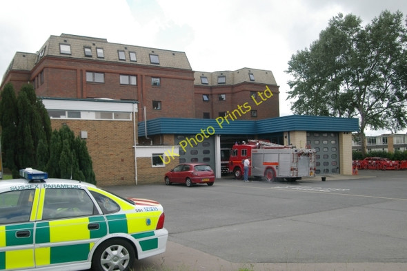 Photo 6"x4" Burgess Hill fire station Burgess Hill c2007