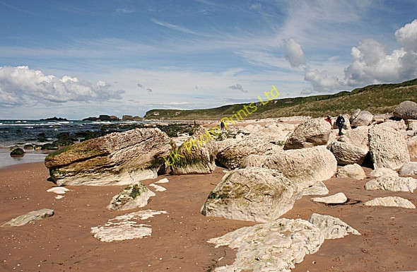 Photo 6"x4" White Park Bay Ballintoy c2007 P1