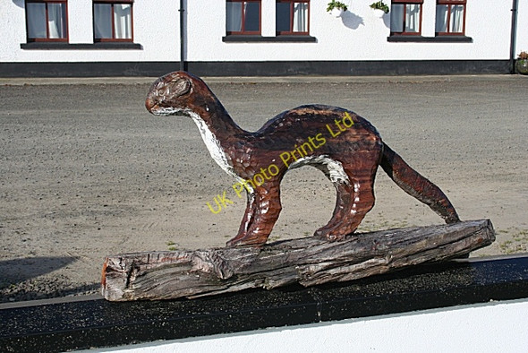 Photo 6"x4" Wood Sculpture Ballintoy c2007 P1