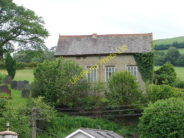 Photo 6"x4" Chapel on the hill Tal-y-Wern c2007