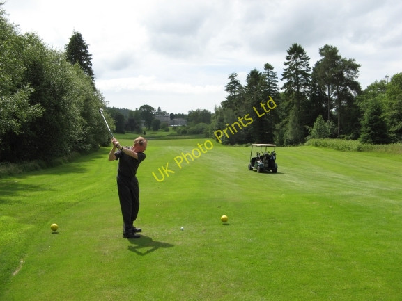 Photo 6"x4" Signature hole - the 13th at the Cally Palace Gatehouse of Fleet c2007