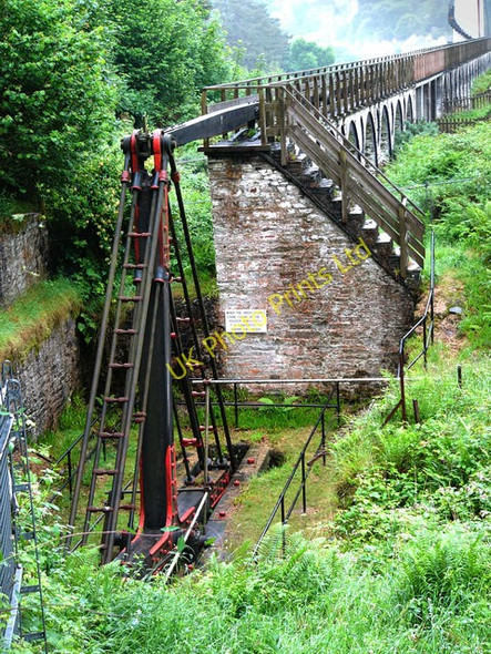Photo 6"x4" Pump mechanism  operated by the Laxey Wheel Agneash c2007