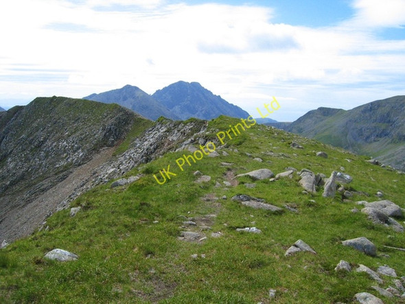 Photo 6"x4" On Beinn Dearg Mheadhonach Sconser c2007