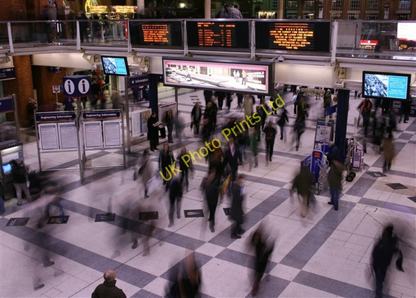 Photo 6"x4" Rush hour, Liverpool Street London c2007 P1
