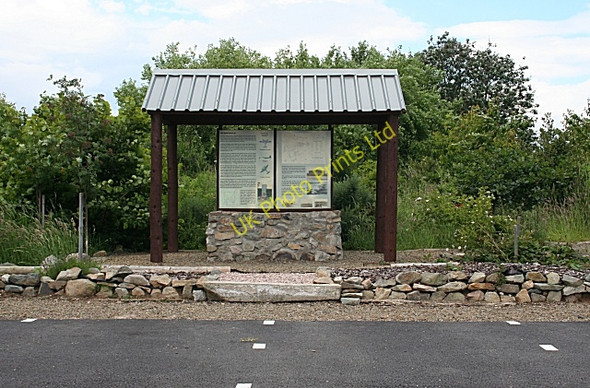 Photo 6"x4" RAF Banff Information Board Boyndie c2007