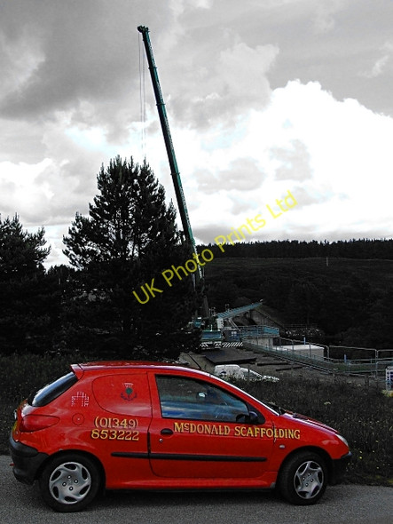 Photo 6"x4" Little Loch Shin Dam Balloan\/NC5905 c2007