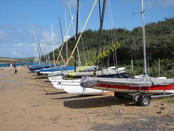 Photo 6"x4" Sailing dinghies at Rock Padstow c2007