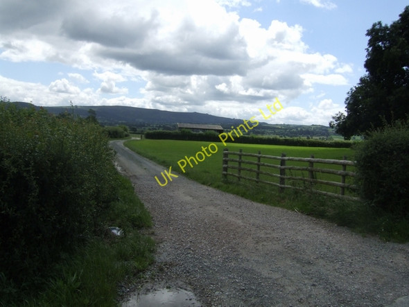 Photo 6"x4" Footpath to Minsterley Aston Rogers c2007