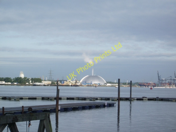 Photo 6"x4" Marchwood incinerator dome. Freemantle c2007