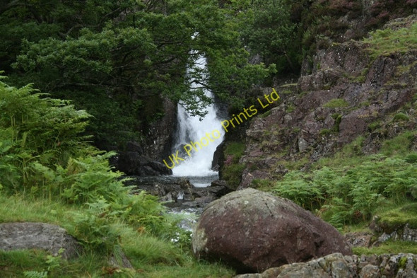 Photo 6"x4" Waterfall in Upper Eskdale. Cockley Beck\/NY2401 c2007