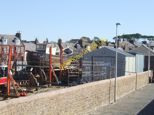 Photo 6"x4" Boat repairers Arbroath c2007