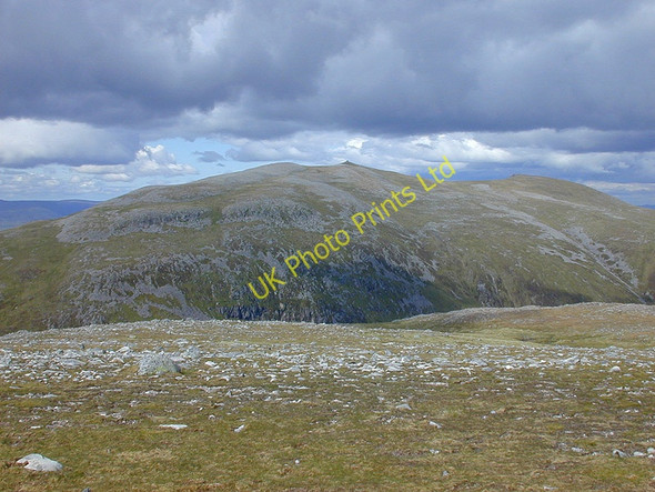 Photo 6"x4" Towards the end of Beinn a' Chlachair's north east ridge Loch a' Bhealaich Leamhain c2005