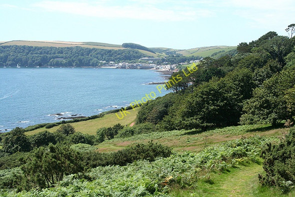 Photo 6"x4" Maker with Rame: towards Cawsand Bay Cremyll c2007