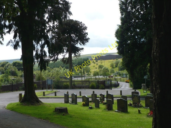 Photo 6"x4" Entrance to Rhymney Cemetery Rhymney\/Rhymni c2007