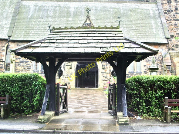 Photo 6"x4" Lychgate, The Parish Church of St James, Leyland Ulnes Walton\/SD5019 c2007