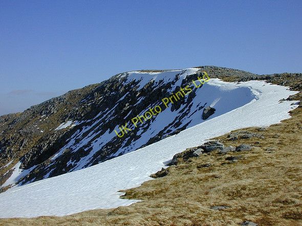 Photo 6"x4" The summit of Beinn Fhada Sgurr an Doire Leathain c2003