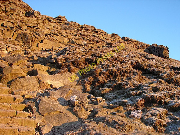 Photo 6"x4" Descending from Pen-y-ghent Brackenbottom c2007