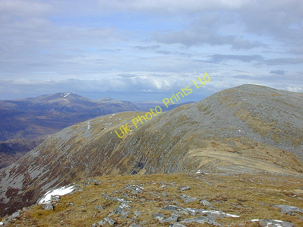 Photo 6"x4" Approaching Beinn Liath Mhor Fannaich from the south west Beinn Liath Mh\u00f2r Fannaich c2004