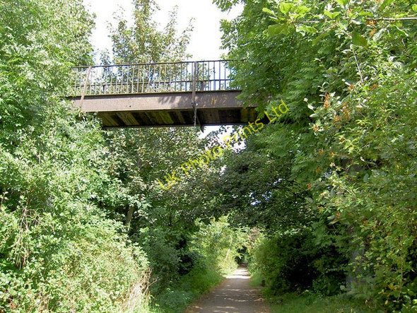 Photo 6"x4" Footbridge over Trans Pennine Trail. Doncaster c2007