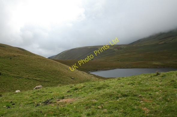 Photo 6"x4" The Western End of Burnmoor Tarn and Tongue Moor. Boot c2007