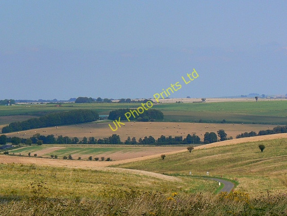 Photo 6"x4" A view to the east towards Gore Cross from the Imber range Imber c2007