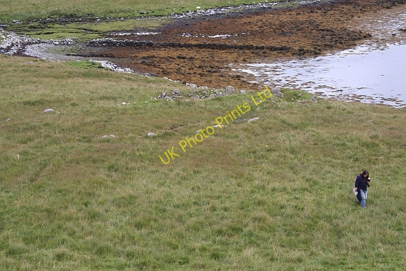 Photo 6"x4" Remains of  a Black House and Garden Enclosure Calanais c2007