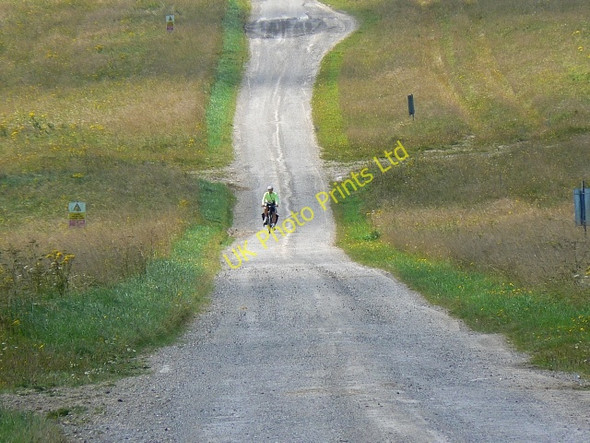 Photo 6"x4" The road to Heytesbury from Imber Imber c2007
