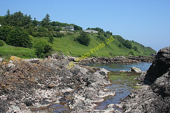 Photo 6"x4" Salmon Rocks Cushendall c2007