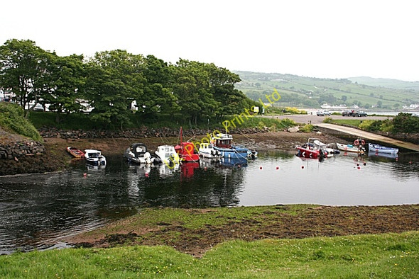 Photo 6"x4" Cushendun Harbour Cushendun c2007