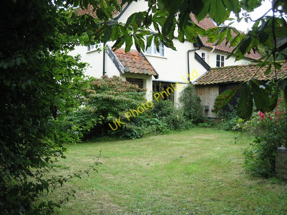 Photo 6"x4" House at Wilby Green corner Stanway Green\/TM2470 c2007