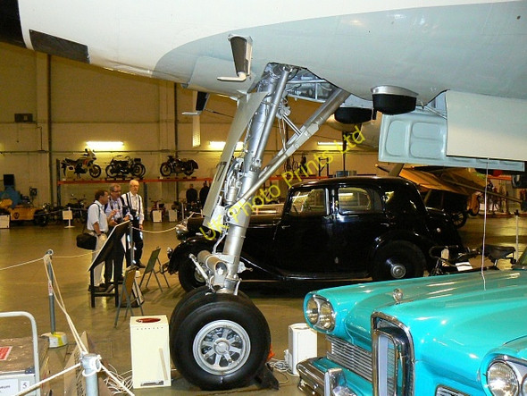 Photo 6"x4" Plane and car, Science Museum, Wroughton Elcombe\/SU1380 c2007