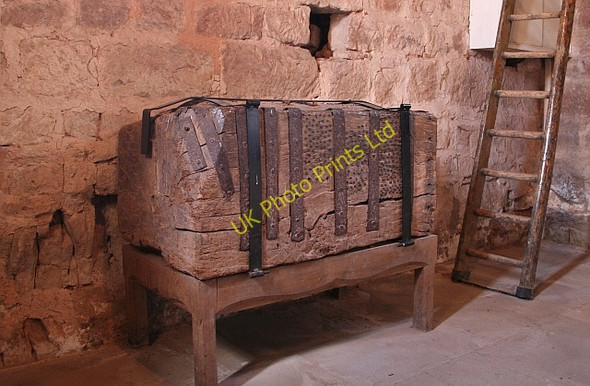 Photo 6"x4" Parish Chest in St. Mary's Church, Kempley Much Marcle c2007