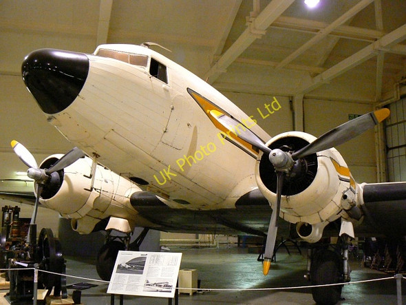 Photo 6"x4" Douglas DC3, Science Museum, Wroughton Elcombe\/SU1380 c2007