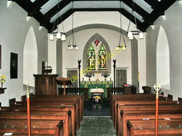 Photo 6"x4" The Parish Church of St James, Buttermere, Interior Buttermere\/NY1717 c2007