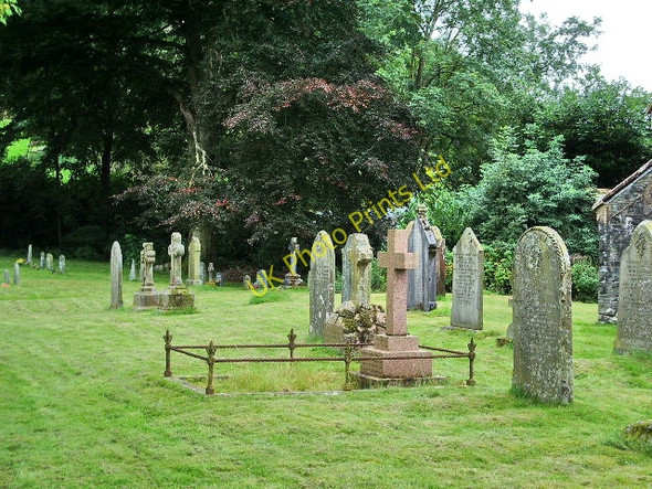Photo 6"x4" The Parish Church of St Andrew, Borrowdale, Graveyard Rosthwaite\/NY2514 c2007