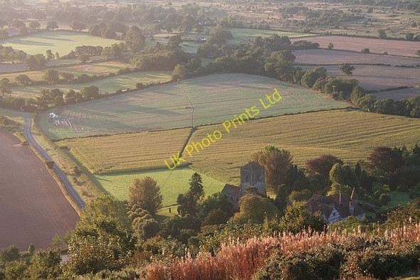 Photo 6"x4" Little Malvern Just After Dawn Upper Welland c2007