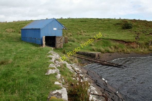 Photo 6"x4" Boathouse on Killypole Loch. Drumlemble c2007