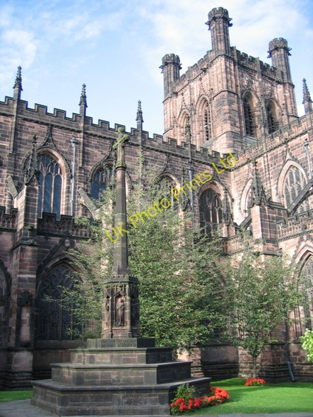 Photo 6"x4" War Memorial at Chester Cathedral Chester c2007