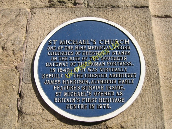 Photo 6"x4" Chester History and Heritage Centre Blue Plaque Chester c2007