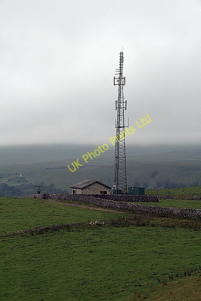 Photo 6"x4" Communications Mast on Wassa Hill. Conistone c2007