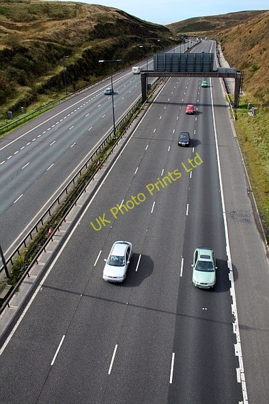 Photo 6"x4" M62 -Looking West. Rakewood c2007