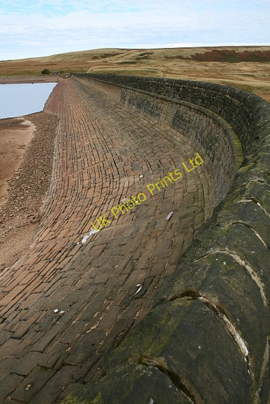 Photo 6"x4" Green Withens Reservoir (9). Pike End c2007