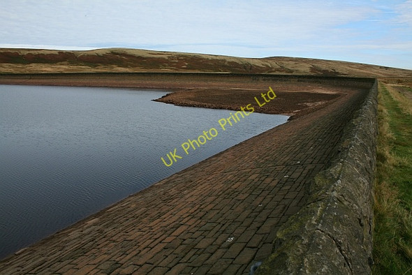 Photo 6"x4" Green Withens Reservoir (11). Pike End c2007
